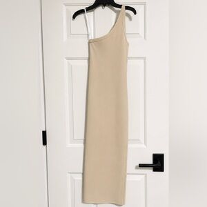The Line by K One-Shoulder Midi Dress - color Oat